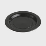 Black & Gold Plastic Dinner Plate 230mm x 50pk