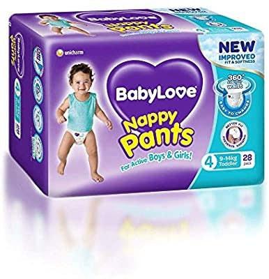 Babylove Cosifit Bulk Nappies Walker 28pk