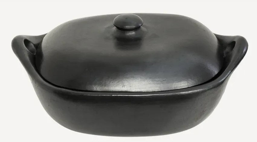 La Chamba Rectangle Casserole Dish with Lid (Size 2)