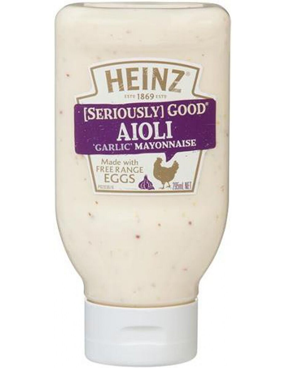 Heinz Seriously Good Aioli Garlic Mayonnaise 295ml