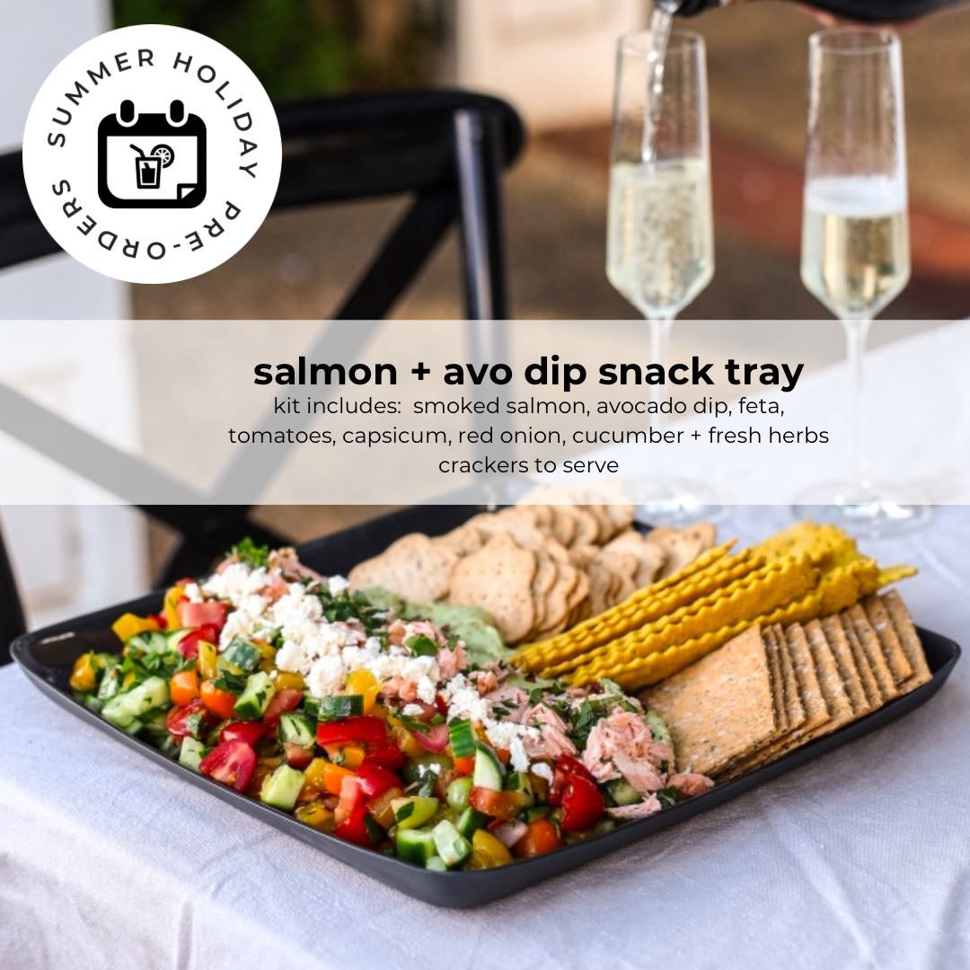 Salmon + Avo Snack Tray Kit