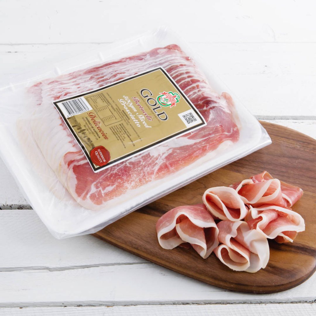 Bertocchi Prosciutto Gold Sliced 500g