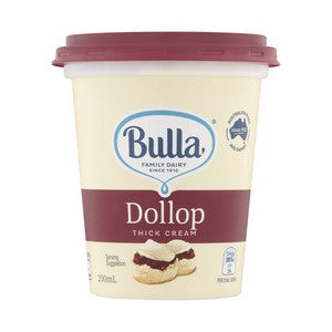 Bulla Dollop Thick Cream Cup 200ml