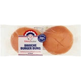 Bakery Brioche Burger Buns 4pk 200g