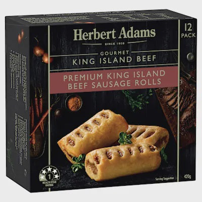 Herbert Adams Gourmet King Island Beef Rolls 6 X 420g