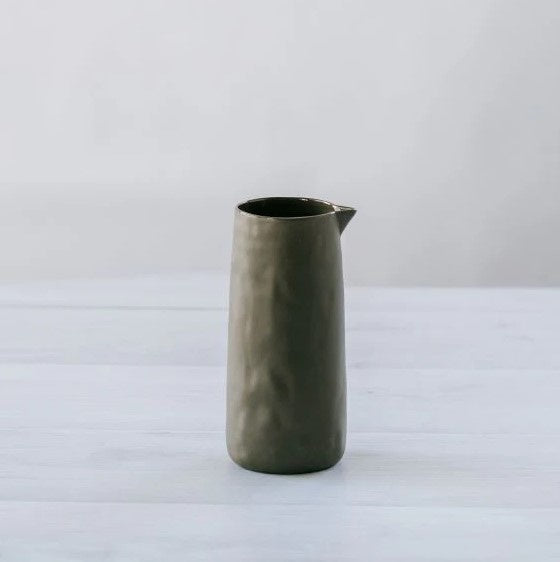 Flax Jug No Handle 19cm Khaki