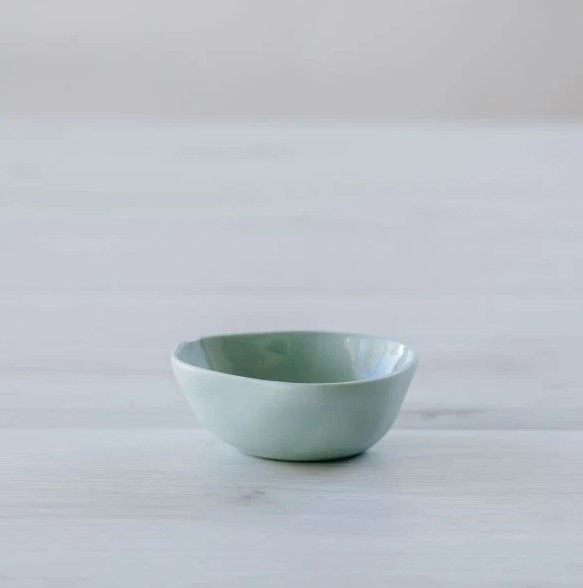 Flax Pinch Pot 8cm Duck Egg