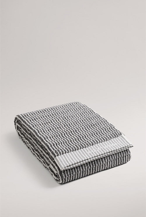 CR Pippa Australian Cotton Hand Towel / Charcoal Marle
