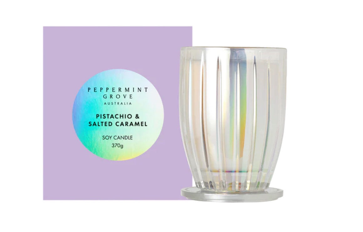 PGA Candle 370g / Pistachio & Salted Caramel