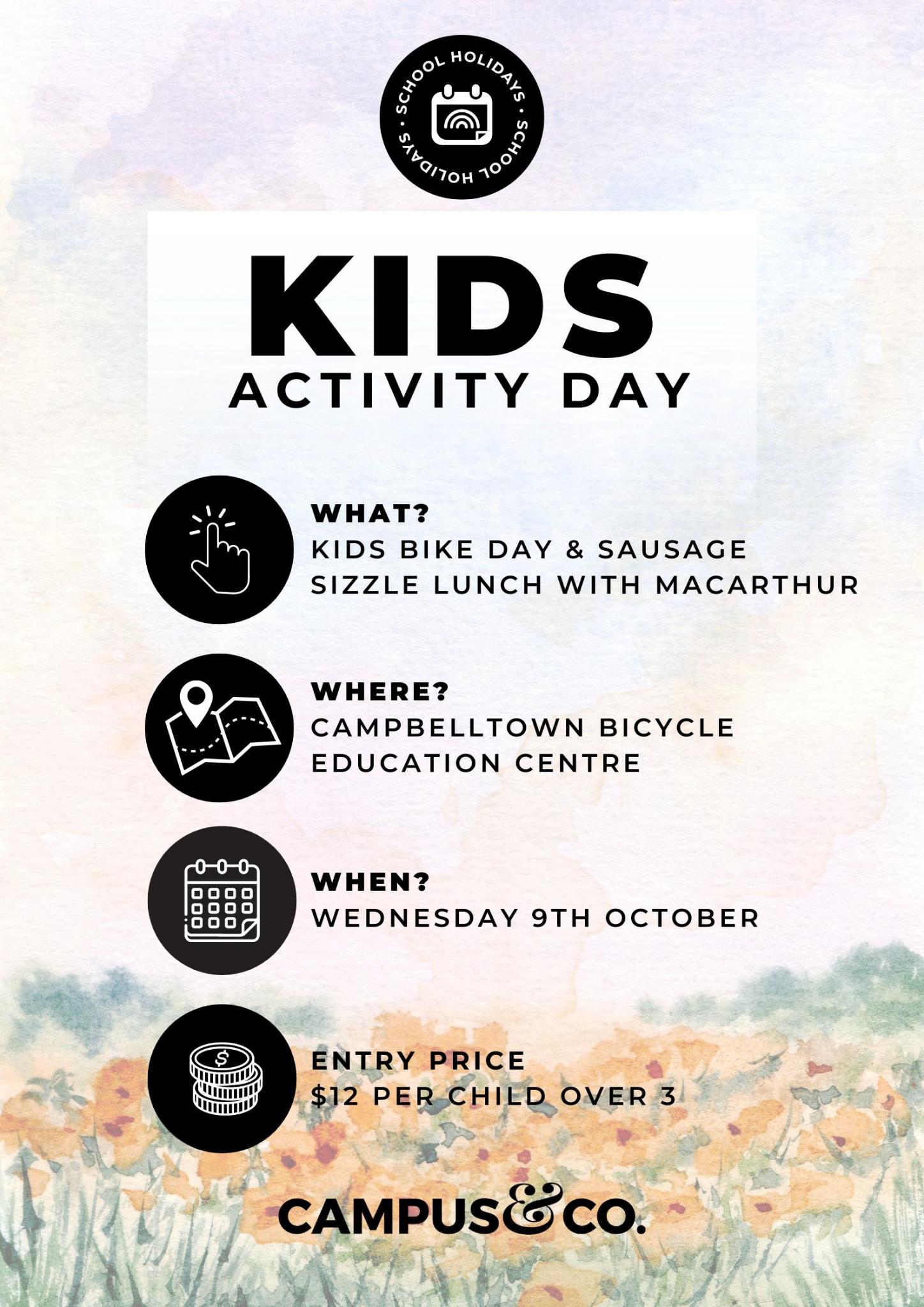 Kids Bike Day + Sausage Sizzle