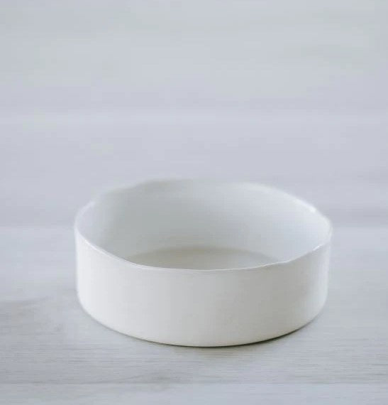 Flax Vue Bowl 12x4cmH - White