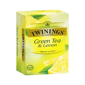 Twinings Tea Bags Green Tea With Lemon  50pk