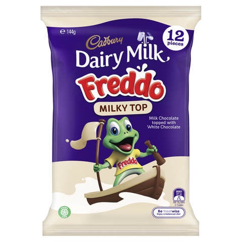 Cadbury Dairy Milk Freddo Milky Top Sharepack 12pk