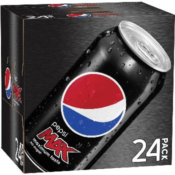 Schweppes Soft Drink Pepsi Max 24pk
