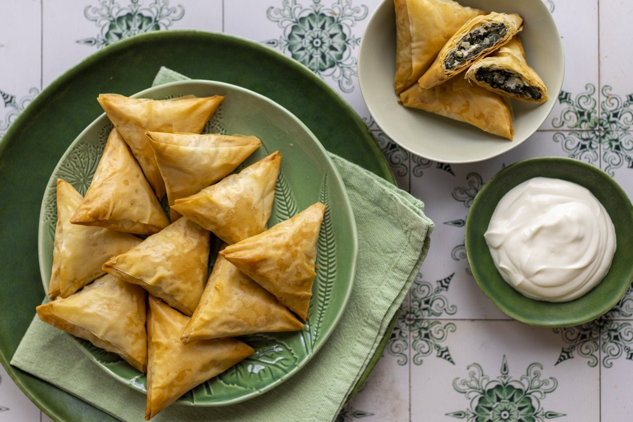 Antoniou Spinach & Cheese Filo Pastry Triangles 4pk 375g
