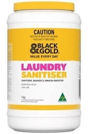 Black & Gold Laundry Sanitiser 1kg