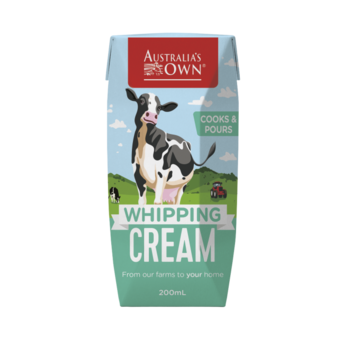 Australia's Own Whipping Cream Uht 200ml