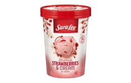 Sara Lee Strawberries & Cream Ice Cream 1L