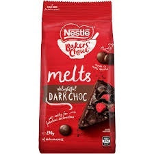 Nestle Bakers' Choice Dark Choc Melts 290g