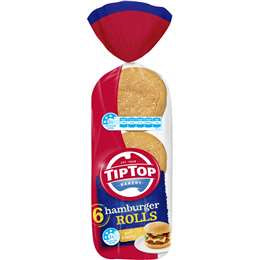 Tip Top Hamburger Rolls 6 Pack