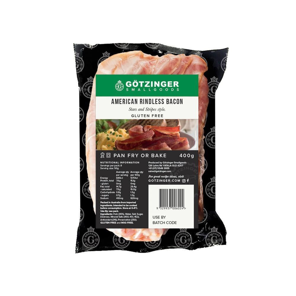 Gotzinger American Rindless Bacon 400g