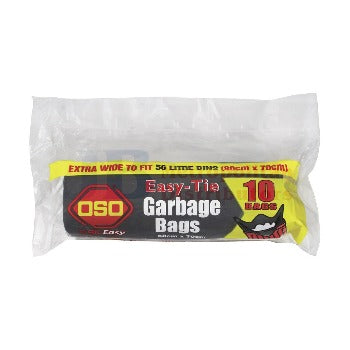 Oso Garbage Bag Roll Easy-tie 56L 10pk
