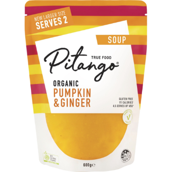 Pitango Free Pumpkin & Ginger Soup 600g