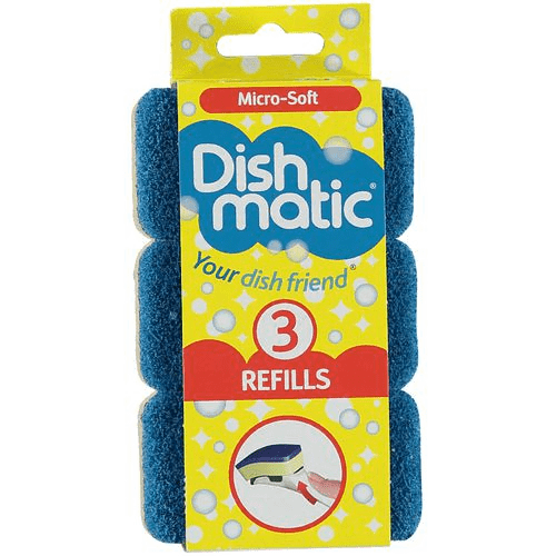 Dishmatic Micro- Soft Refills 3 Pack