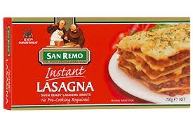 San Remo Lasagne Instant 250g