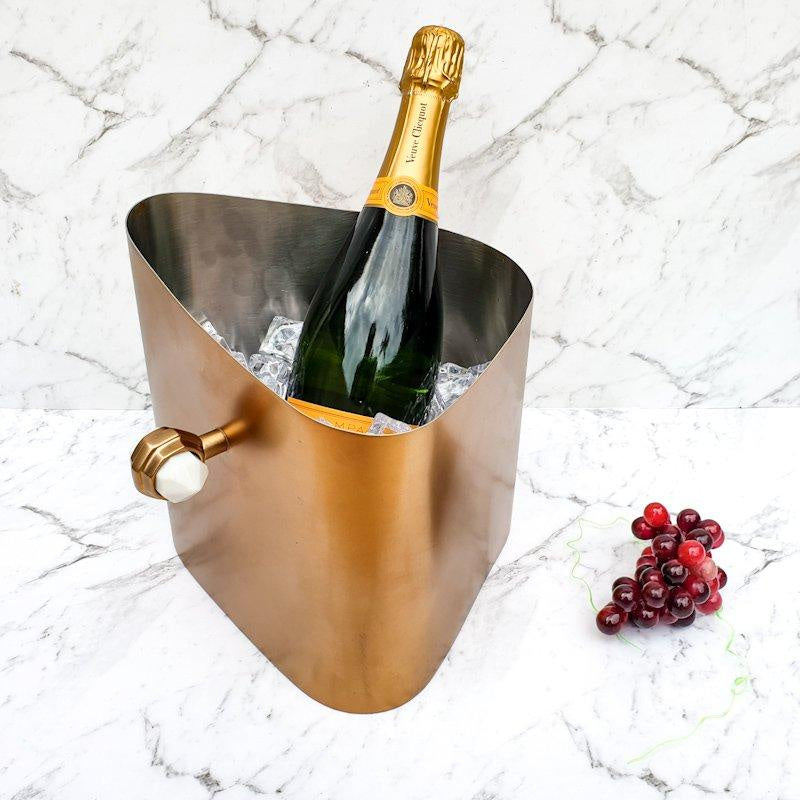 CLINQ Ice Bucket Copper/Marble