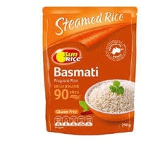 Sun Rice Basmati Rice Microwave Pouch 250g