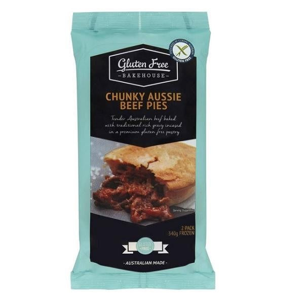 Gluten Free Bakehouse Aussie Chunky Pie 2pk