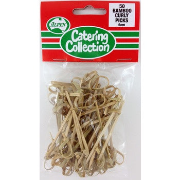 Curly Pick 6cm Pack of 50