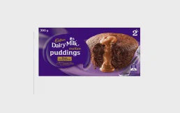 Cadbury Puddings Mini Choc 2pk 200gm