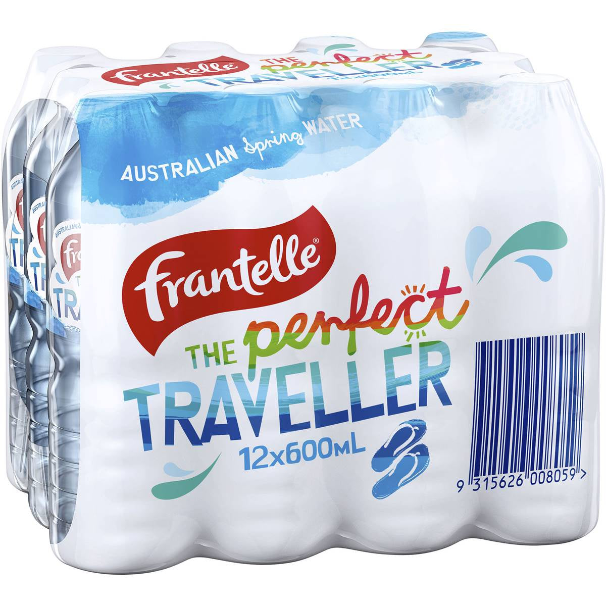 Frantelle Spring Water 600ml x 12pk