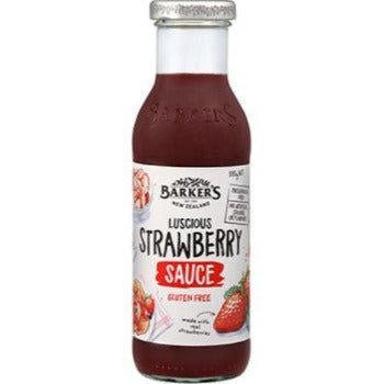 Barkers New Zealand Strawberry Sauce 335g