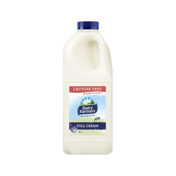 Dairy Farmers Full Cream Lactose Free Milk 2L
