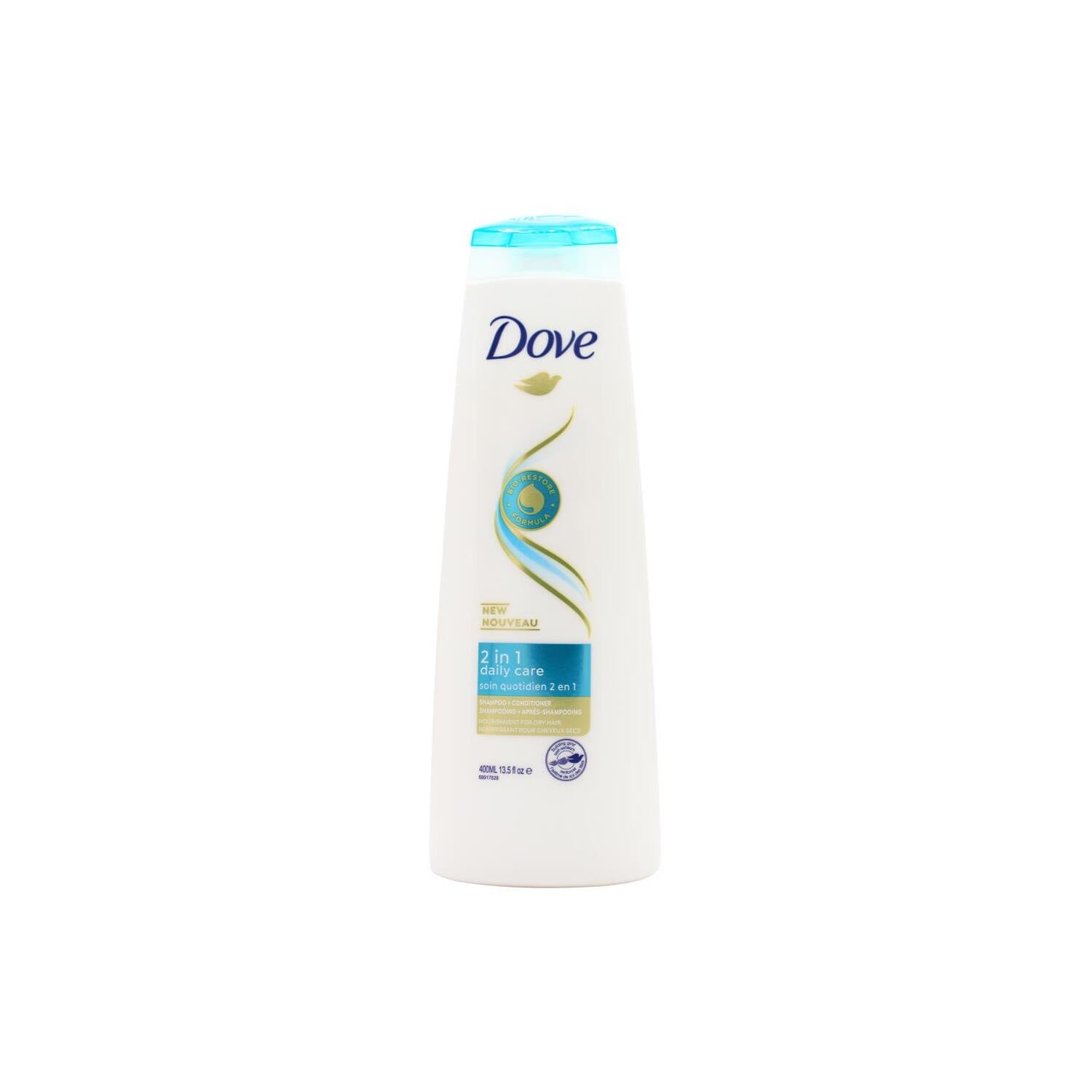 Dove 400ml Shampoo + Conditioner 2 in 1 Clean & Balanced