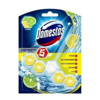 Domestos Power 5 Toilet Block Lime 55g