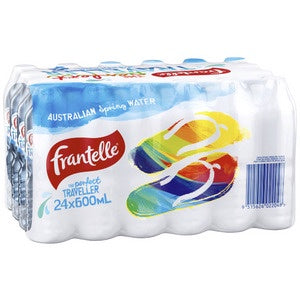 Frantelle Spring Water 600ml x 24pk