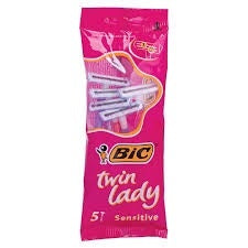 Bic Twin Lady Disposable Female Shaver 5pk