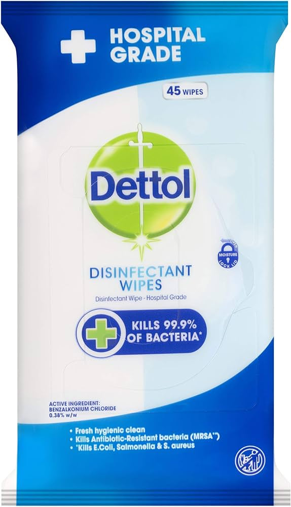 Dettol Disinfectant Wipes 45