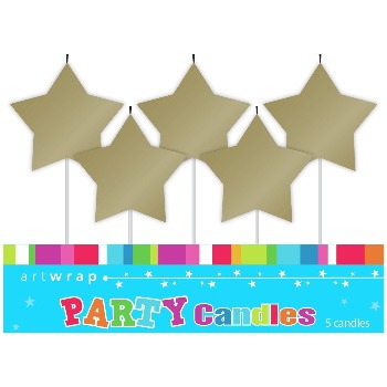 Party Star Birthday Candles