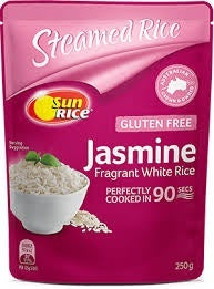 Sun Rice Jasmine Rice Microwave Pouch 250g