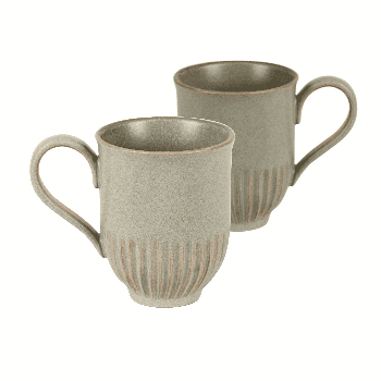 Robert Gordon Olive Crafted 400ml Mug Set 2