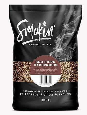 Smokin BBQ Wood Pellets Southern Hardwoods 10Kg
