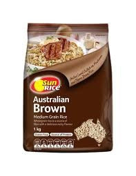 Sunrice Brown Rice Calrose Medium Grain 1kg