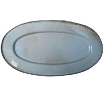 Jamie Oliver Flat Rim Reactive Large Serving Platter - Blue
