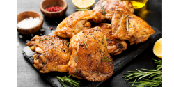 Seasoned Chicken Thigh Fillet - avg 600g tray