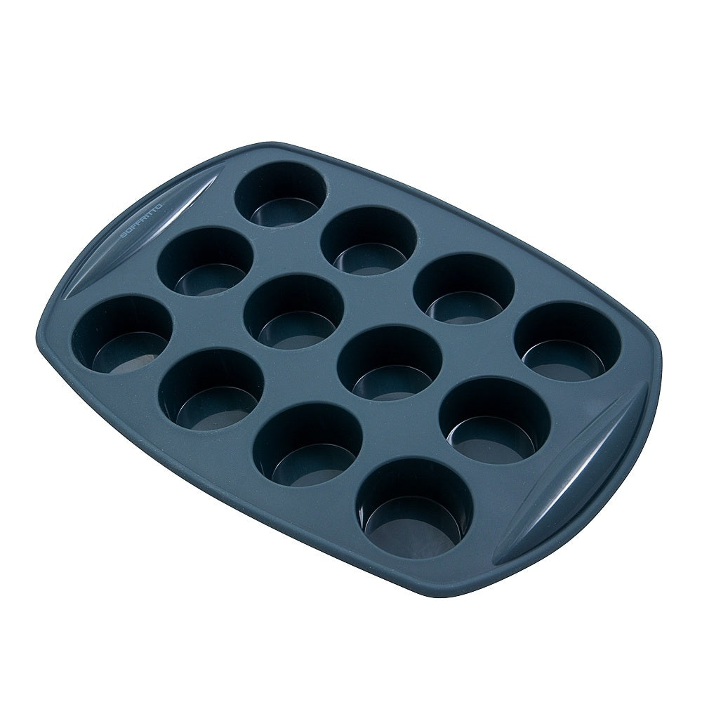 Soffritto Commercial Silicone Muffin Pan 12 Cup